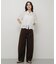 クロップドペプラムシャーリングシャツ