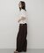 クロップドペプラムシャーリングシャツ