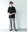 PURE WOOL クルーネックショートスリーブTシャツ