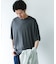 PURE WOOL クルーネックショートスリーブTシャツ