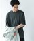 PURE WOOL クルーネックショートスリーブTシャツ
