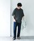 PURE WOOL クルーネックショートスリーブTシャツ