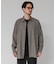 『洗濯可／防シワ／接触冷感』WASHABLE WOOL OVER SHIRTS