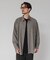 『洗濯可／防シワ／接触冷感』WASHABLE WOOL OVER SHIRTS