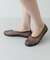 クリアカラーフラットシューズ