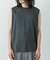 『洗濯可』new basic　WASHABLE MERINO WOOL NO-SLEEVE