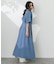 『UR TECH DRYLUXE』リネンライクワンピース