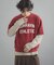 カレッジスウェットショートスリーブTシャツ
