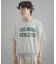 カレッジスウェットショートスリーブTシャツ