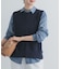 リネンコットンKNITベスト