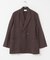 new basic　SILK LINEN DOUBLE SHIRTS JACKET