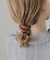 ボリュームモチーフヘアポニー