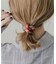 ボリュームモチーフヘアポニー