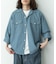 ARMY TWILL　CHAMBRAY OPEN COLLAR SHIRTS