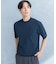 LIFE STYLE TAILOR　ハイゲージクルーネック半袖ニット
