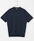 LIFE STYLE TAILOR　ハイゲージクルーネック半袖ニット
