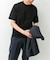 LIFE STYLE TAILOR　ハイゲージクルーネック半袖ニット