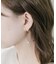 ステンレスアシンメトリーパールピアス
