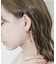 ステンレスアシンメトリーパールピアス