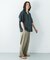 LINEN WIDE EASY PANTS