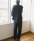 LINEN WIDE EASY PANTS