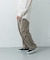 『洗濯可』WASHABLE CUPRO OVER PANTS