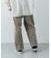 『洗濯可』WASHABLE CUPRO OVER PANTS