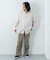 『洗濯可』WASHABLE CUPRO OVER PANTS