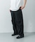 『洗濯可』WASHABLE CUPRO OVER PANTS