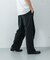 『洗濯可』WASHABLE CUPRO OVER PANTS