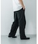 『洗濯可』WASHABLE CUPRO OVER PANTS