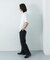 『洗濯可』WASHABLE CUPRO OVER PANTS