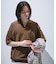 『仁村紗和さん着用』『UR TECH』サマシェア スキッパーニット