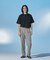 『仁村紗和さん着用』『UR TECH』 サマシェア クルーネックTシャツ