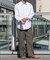 『イージーケア』『XLサイズあり』アーバンリラックスリネンストレートパンツ
