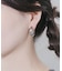 メタルラインフープイヤリング