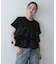 シャイニーフリルドッキングカットトップ