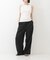 new basic　SIDE SLIT RIB TOPS