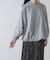 コットンドロストヘムカットソー