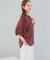 『WEB／一部店舗限定』UVカットウォッシャブルリネン混シャツブラウス