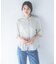 『WEB／一部店舗限定』UVカットウォッシャブルリネン混シャツブラウス