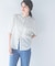 『WEB／一部店舗限定』UVカットウォッシャブルリネン混シャツブラウス
