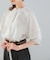 『WEB／一部店舗限定』UVカットウォッシャブルリネン混シャツブラウス