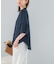 『WEB／一部店舗限定』UVカットウォッシャブルリネン混シャツブラウス
