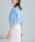 『WEB／一部店舗限定』UVカットウォッシャブルリネン混シャツブラウス