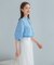 『WEB／一部店舗限定』UVカットウォッシャブルリネン混シャツブラウス