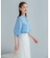 『WEB／一部店舗限定』UVカットウォッシャブルリネン混シャツブラウス