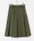 Scye　TAFFETAPLEATEATED SKIRT