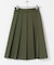 Scye　TAFFETAPLEATEATED SKIRT