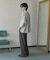 『別注』Healthknit×SENSE OF PLACE　ヘンリーネックTシャツ